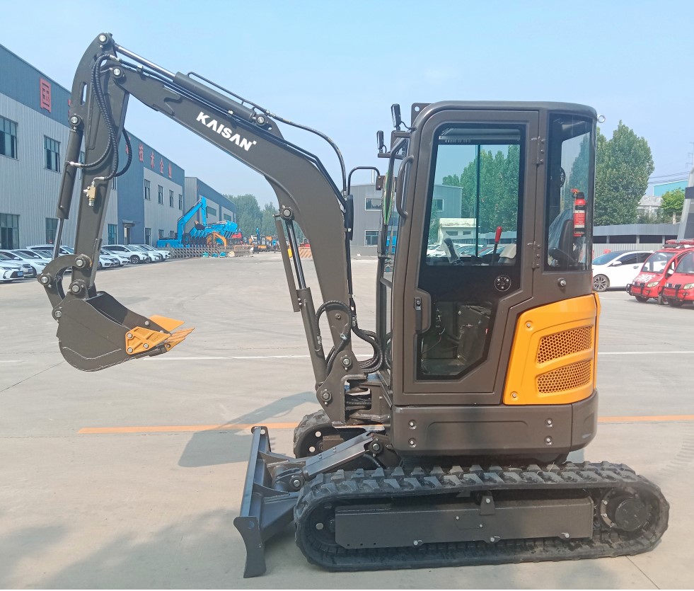 Miniescavatore da 2,8 tonnellate con efficienza della benna di 0,1 m³ per lavori di giardinaggio