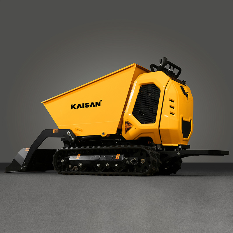 Euro 5 Mini Dumper avec des pistes en acier 800 kg Capacité de charge utile