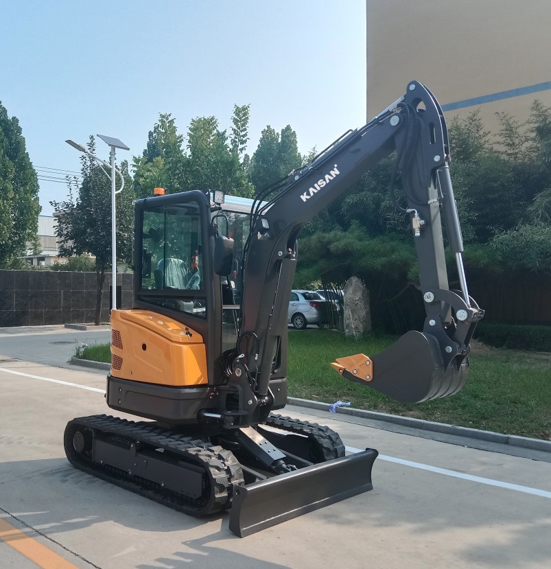 Miniexcavadora sobre orugas