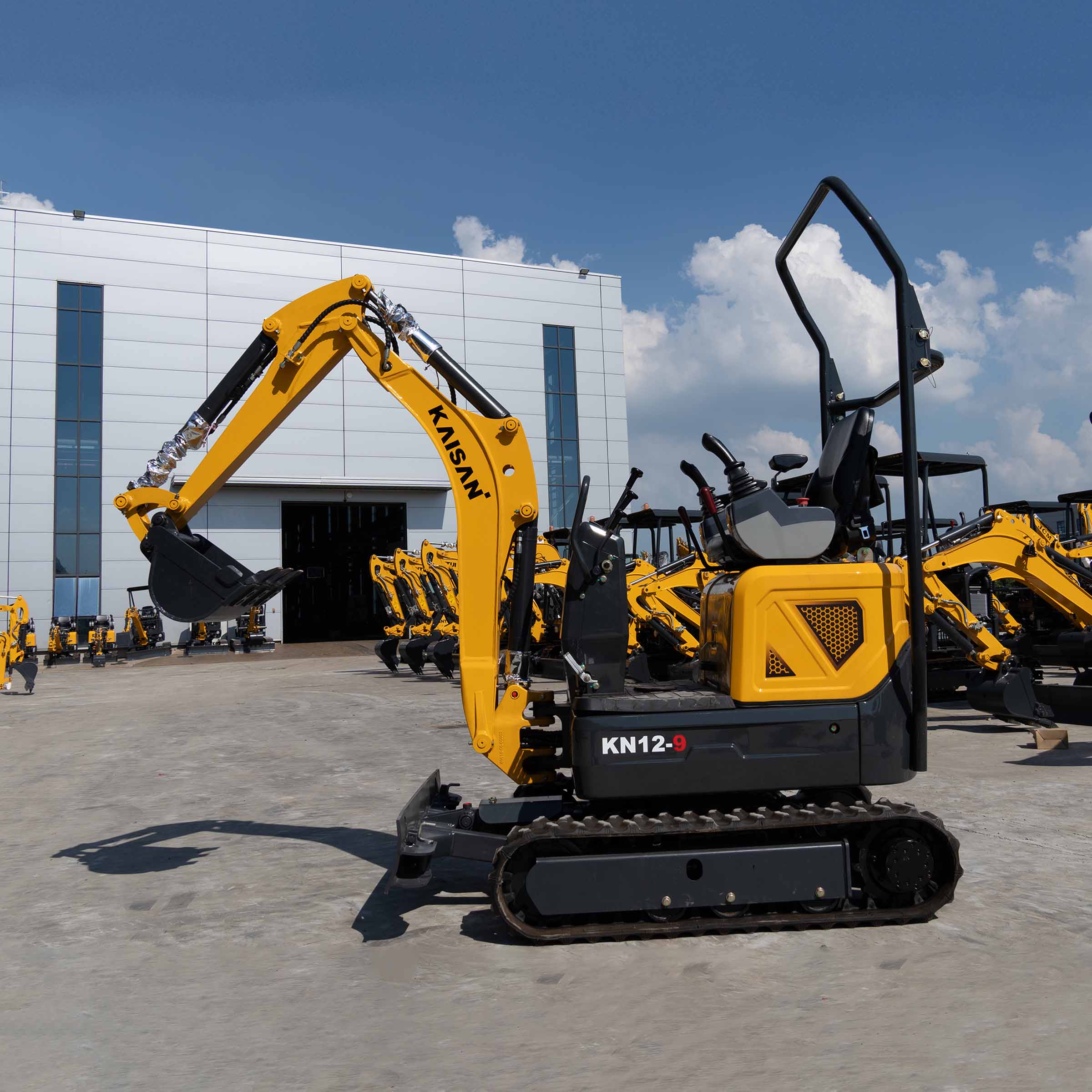 Microexcavadora retroexcavadora 1,2 T