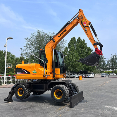 10 Ton Wheel Excavator Machine