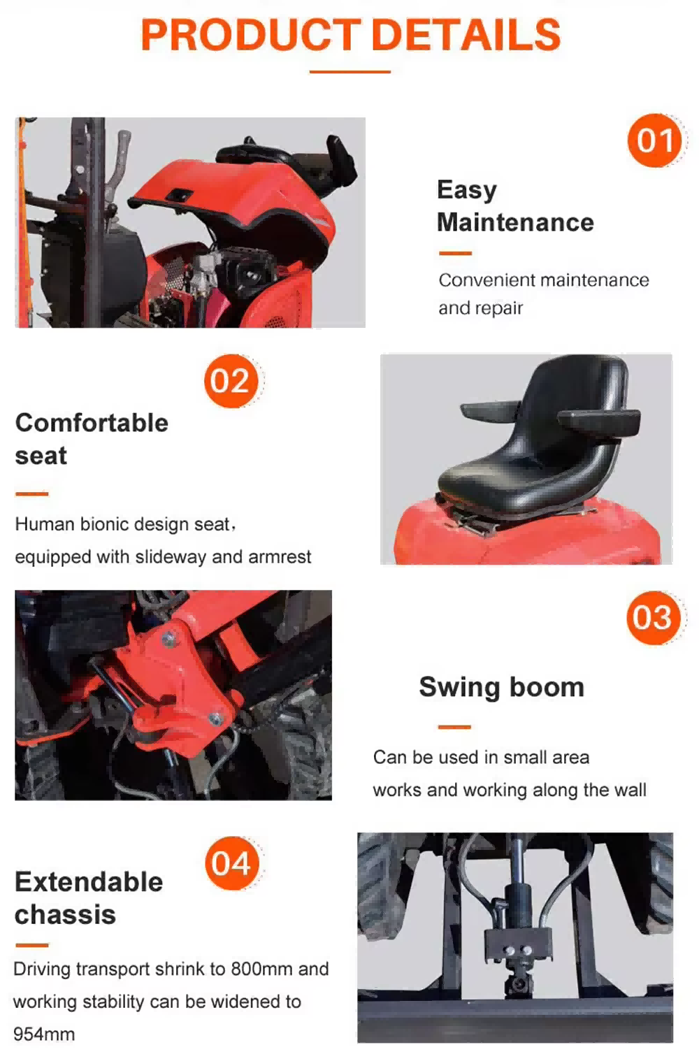 Miniexcavadora multifunción de 1,2 toneladas