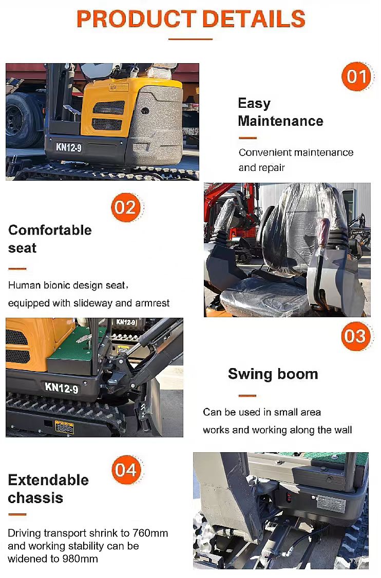 Escavatore cingolato compatto per l'edilizia urbana e il paesaggio Escavatore cingolato compatto per l'edilizia urbana e il paesaggio