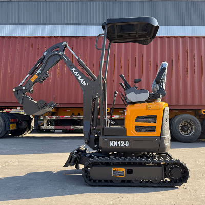 KAISAN 1.2-ton mini excavators for sale in bulk.