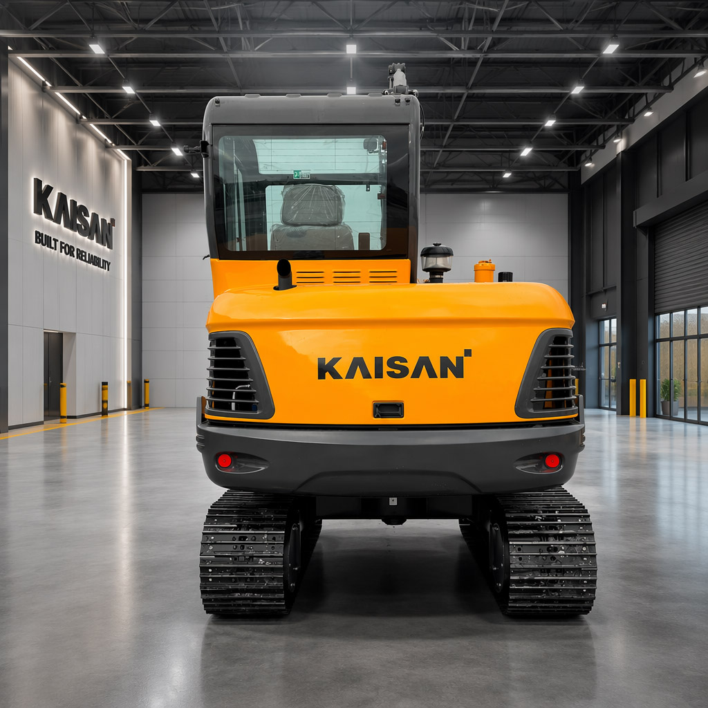Máy xúc bánh xích thủy lực mini