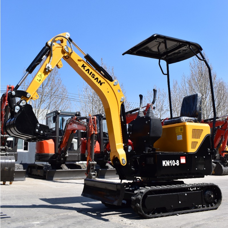 Miniescavatore KN10-8 con sistema idraulico a pompa a pistoni