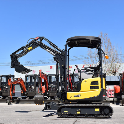 1.8-ton mini excavator equipped with YANMAR engine