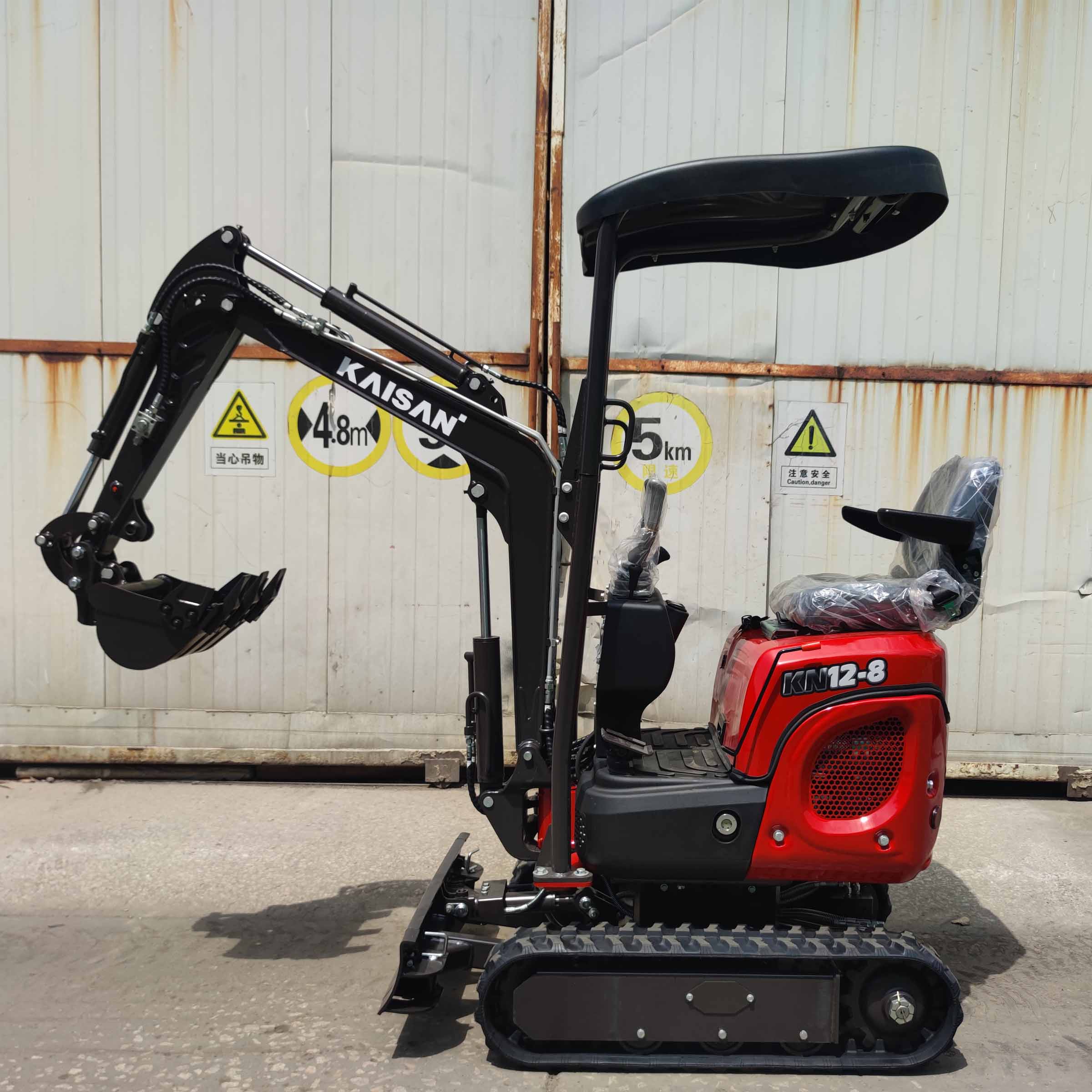 Máquina excavadora de micro orugas de 1,2 toneladas