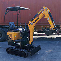 Escavatore domestico di piccole dimensioni da 1 tonnellata conforme all'EPA