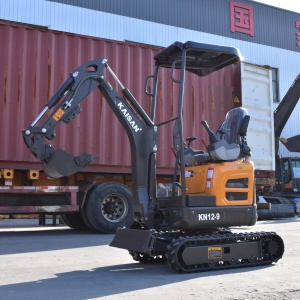 Miniexcavadora sobre cadenas