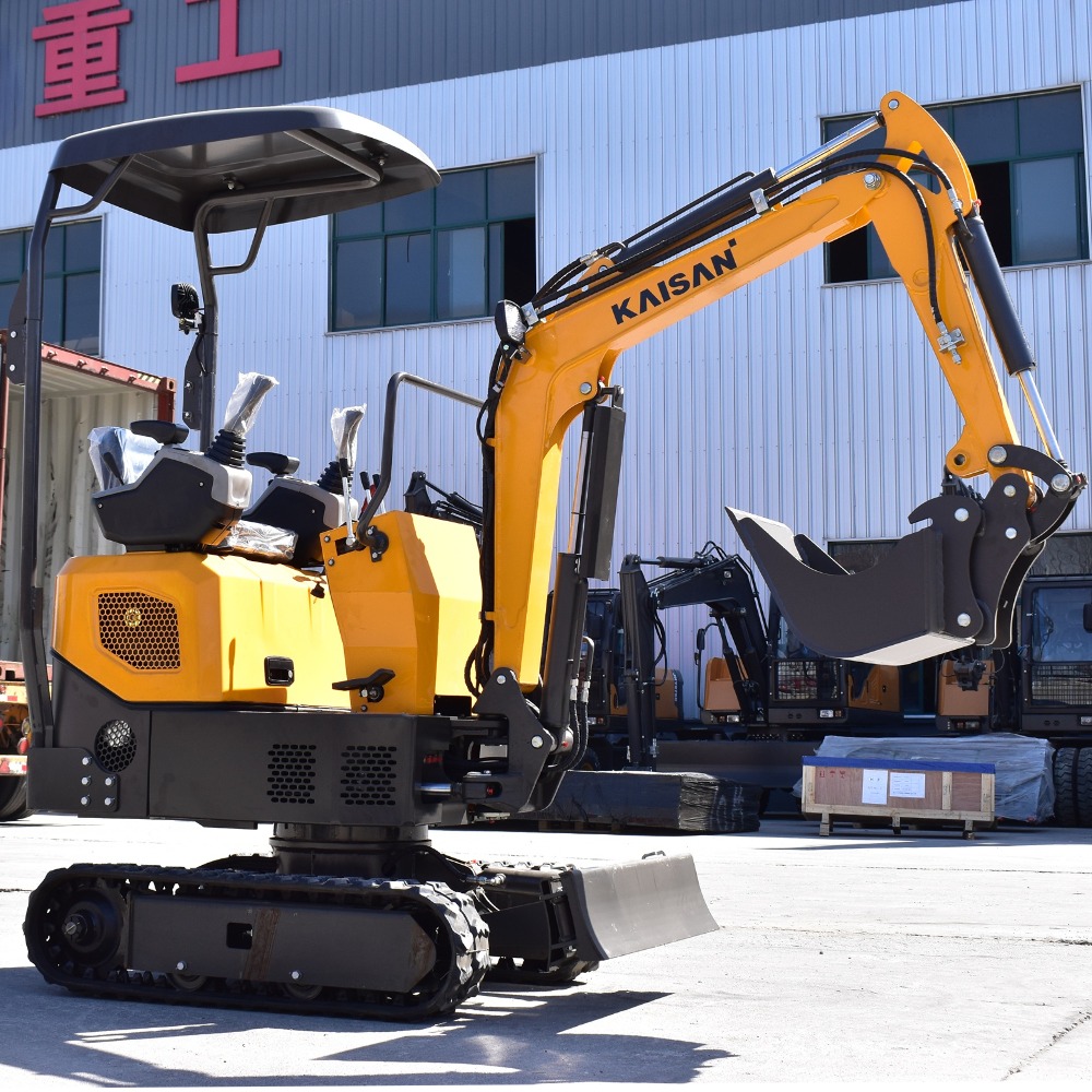 Miniexcavadora KN10-9 para paisajismo y agricultura