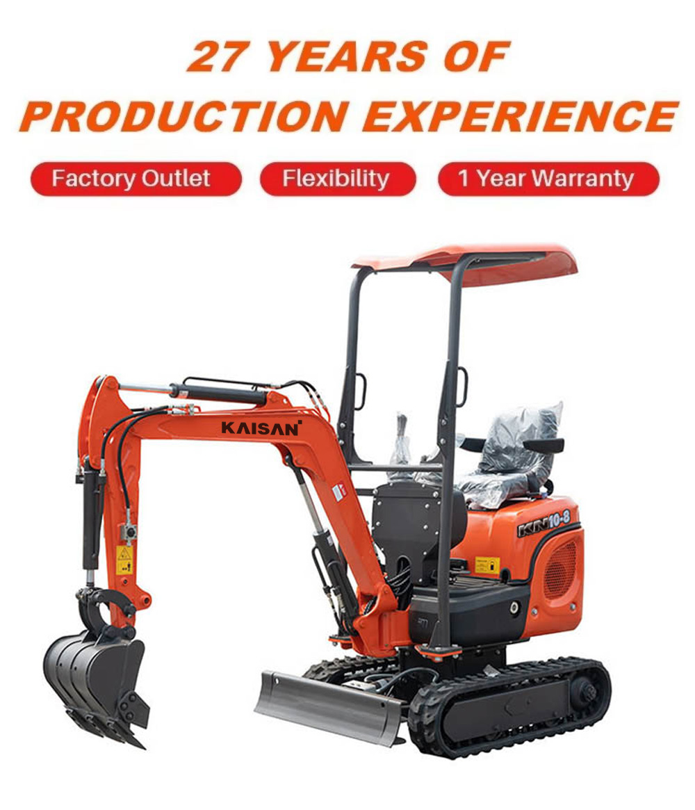1 Ton Mini Crawler Excavator Machine